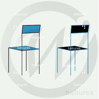 Simple Chair - Blue