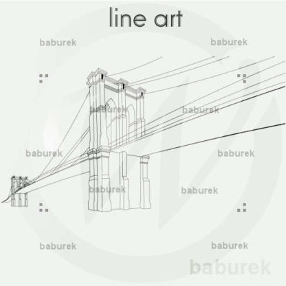 Brooklyn Bridge illustration