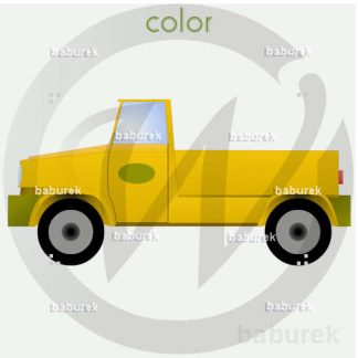 Yellow Pickup Truck