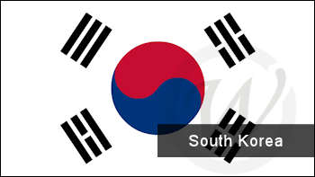 Korea South flag