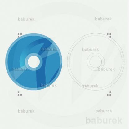 CD illustration - Blue