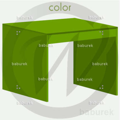 Simple Desk - green illustration