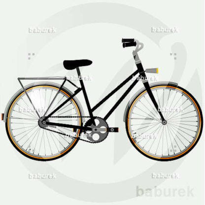 Classic Bicycle illustration - black