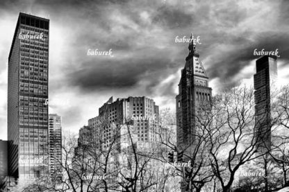 Madison Square Park Skyline, NYC - B&W